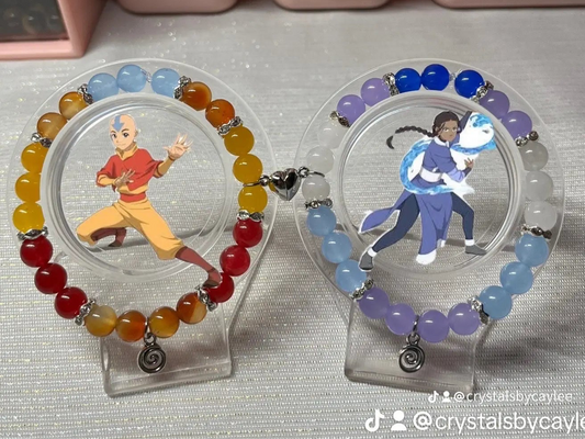 AVATAR Aang x Katara matching bracelets