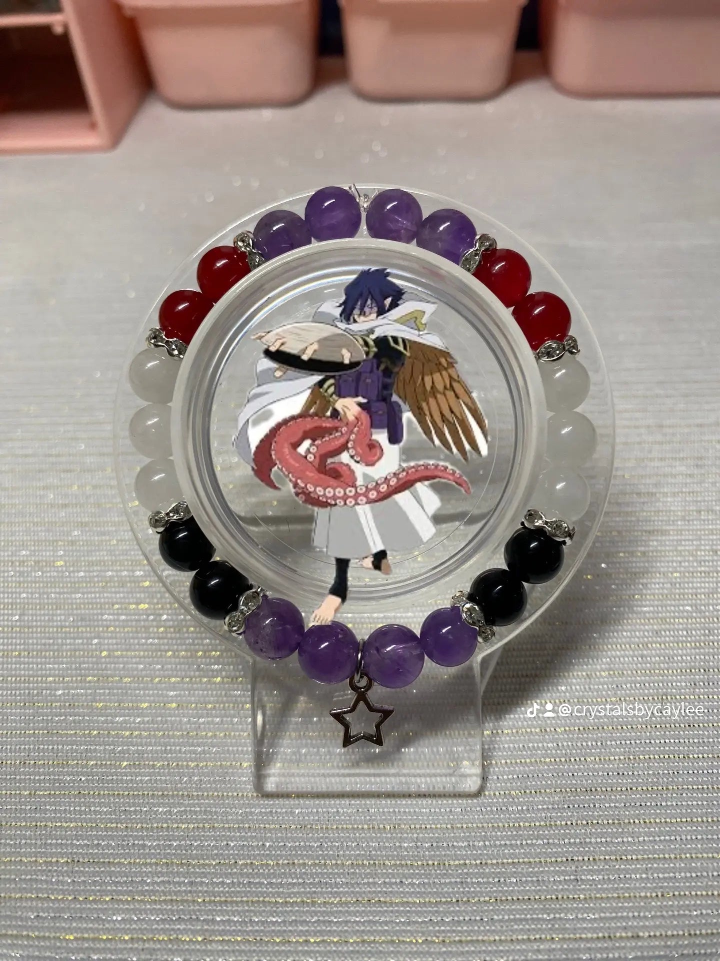 MHA Tamaki Amajiki crystal bracelet