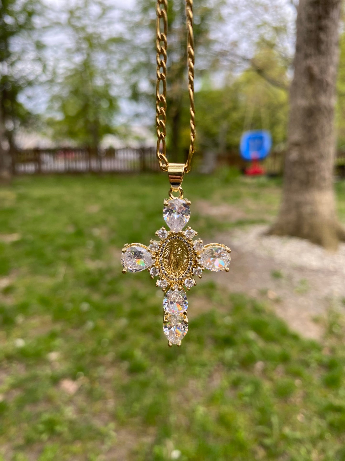 18k Gold plated Virgencita Necklace