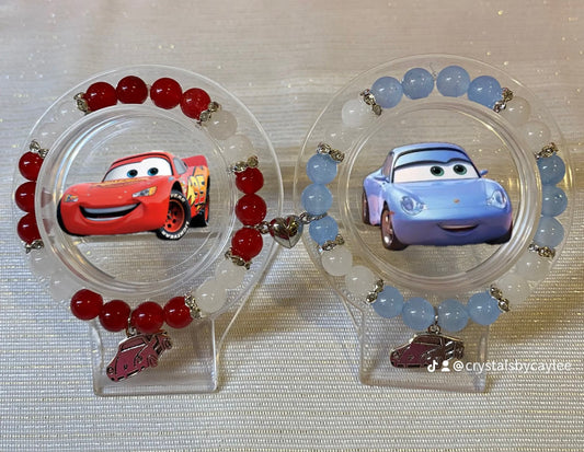 CARS Lightning McQueen x Sally 2pc bracelets