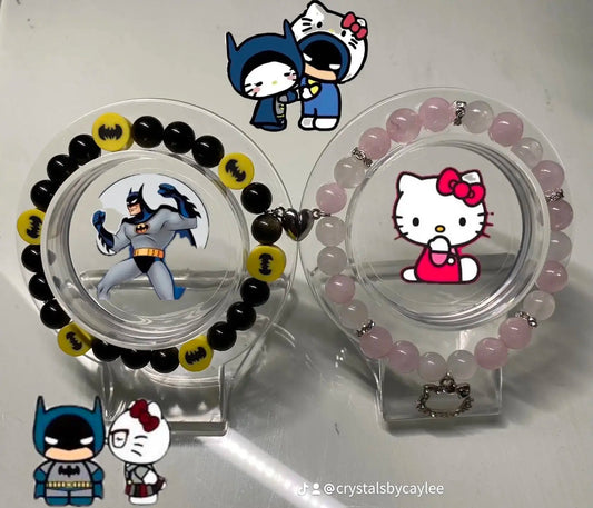 Batman x Hello Kitty Bracelets